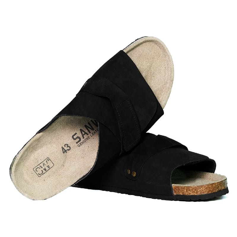 Black Leather Slide - Image 2