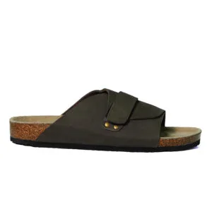 Brown Leather Slide