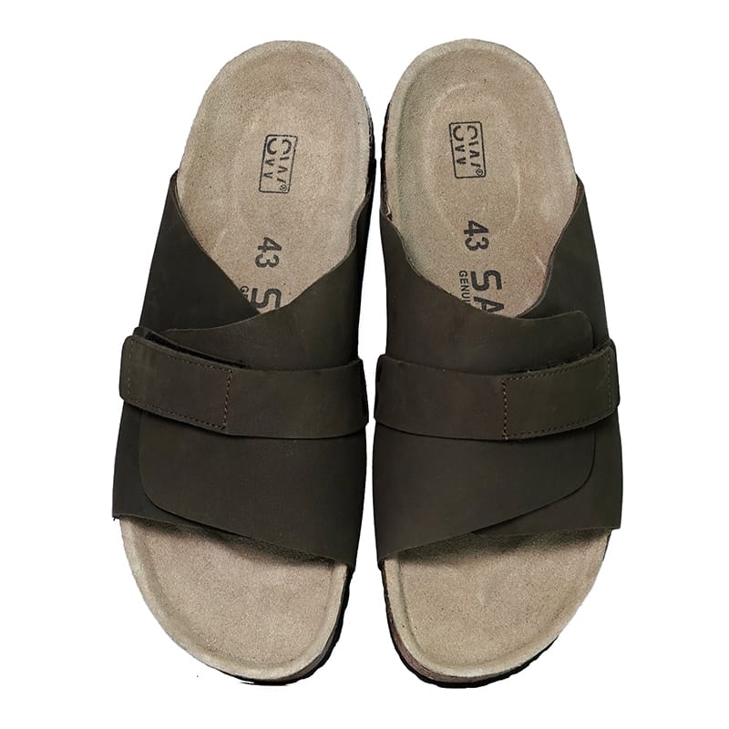 Brown Leather Slide - Image 3