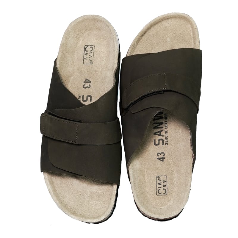 Brown Leather Slide - Image 5