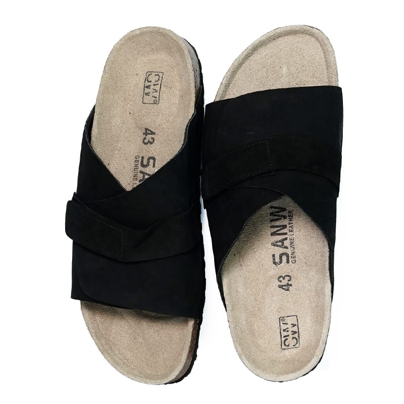 Black Leather Slide - Image 5