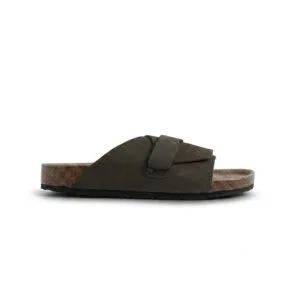 Brown Leather Slide