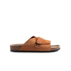 Tan Leather Slide