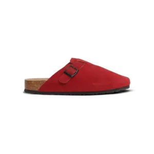 Red Leather Clog
