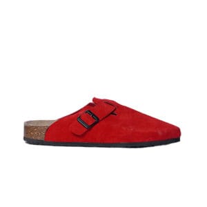 Red Leather Clog