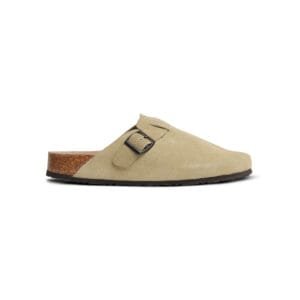 Women's Green Leather Clog