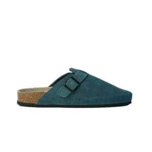 Women's Cyan Leather Clog