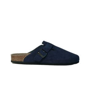 Blue Leather Clog
