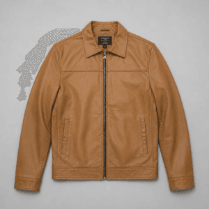 Tan Lamb Leather Jacket