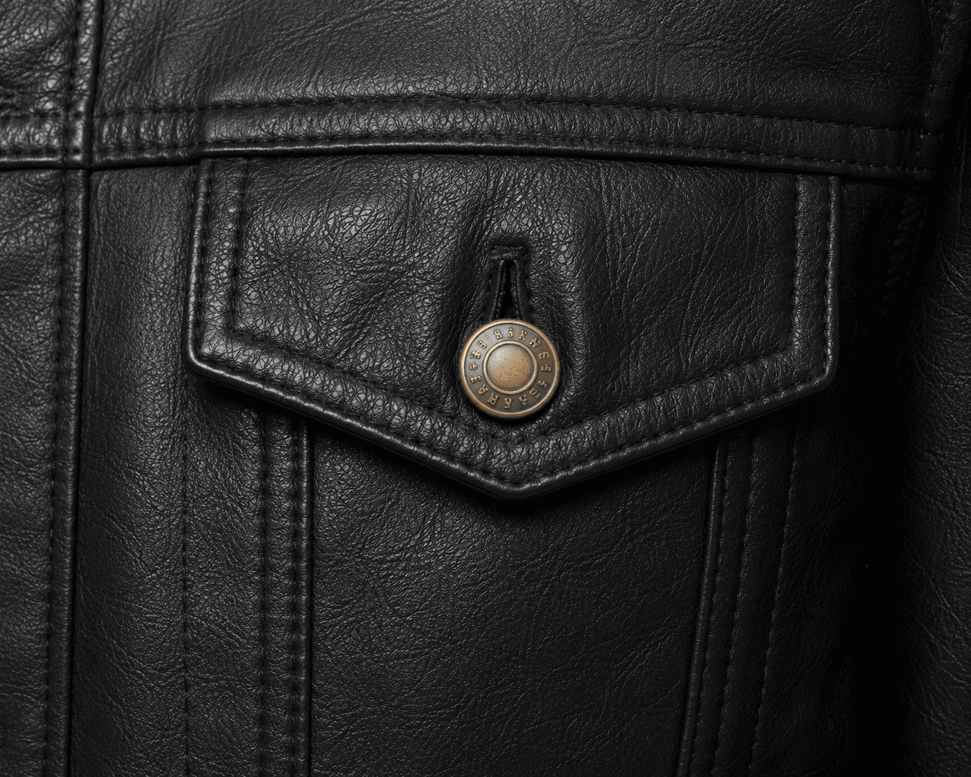 Trucker Lamb Leather Jacket - Image 5