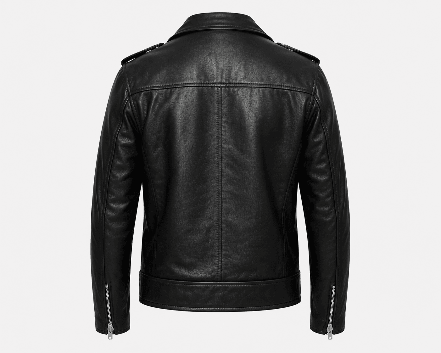 Motor Bike Lamb Leather Jacket - Image 3