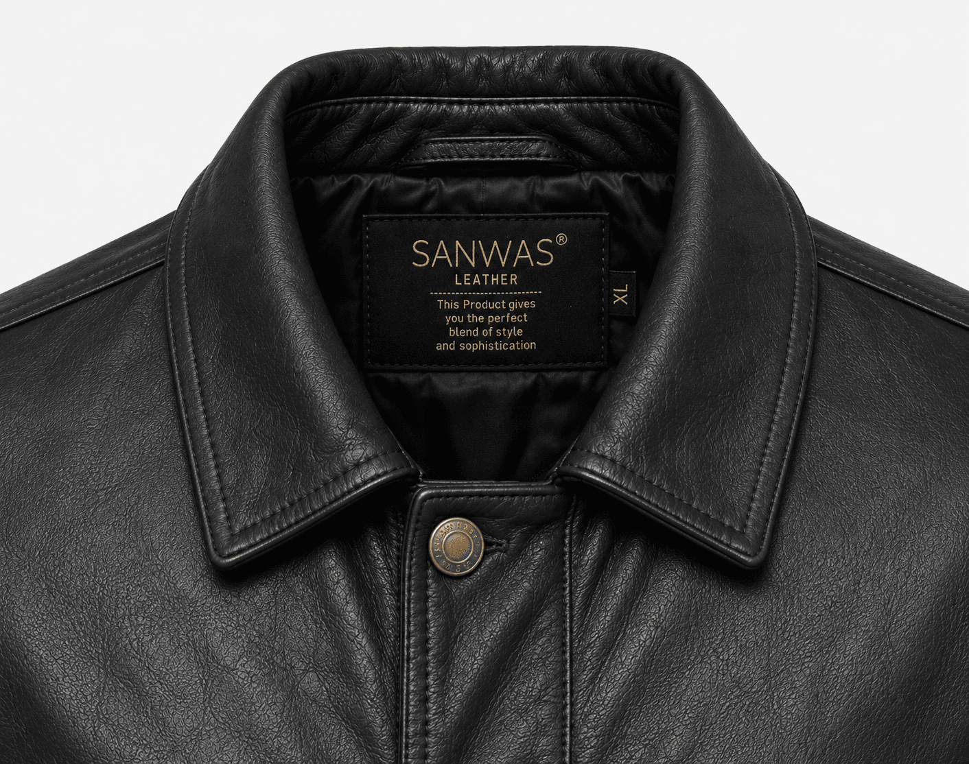 Trucker Lamb Leather Jacket - Image 4
