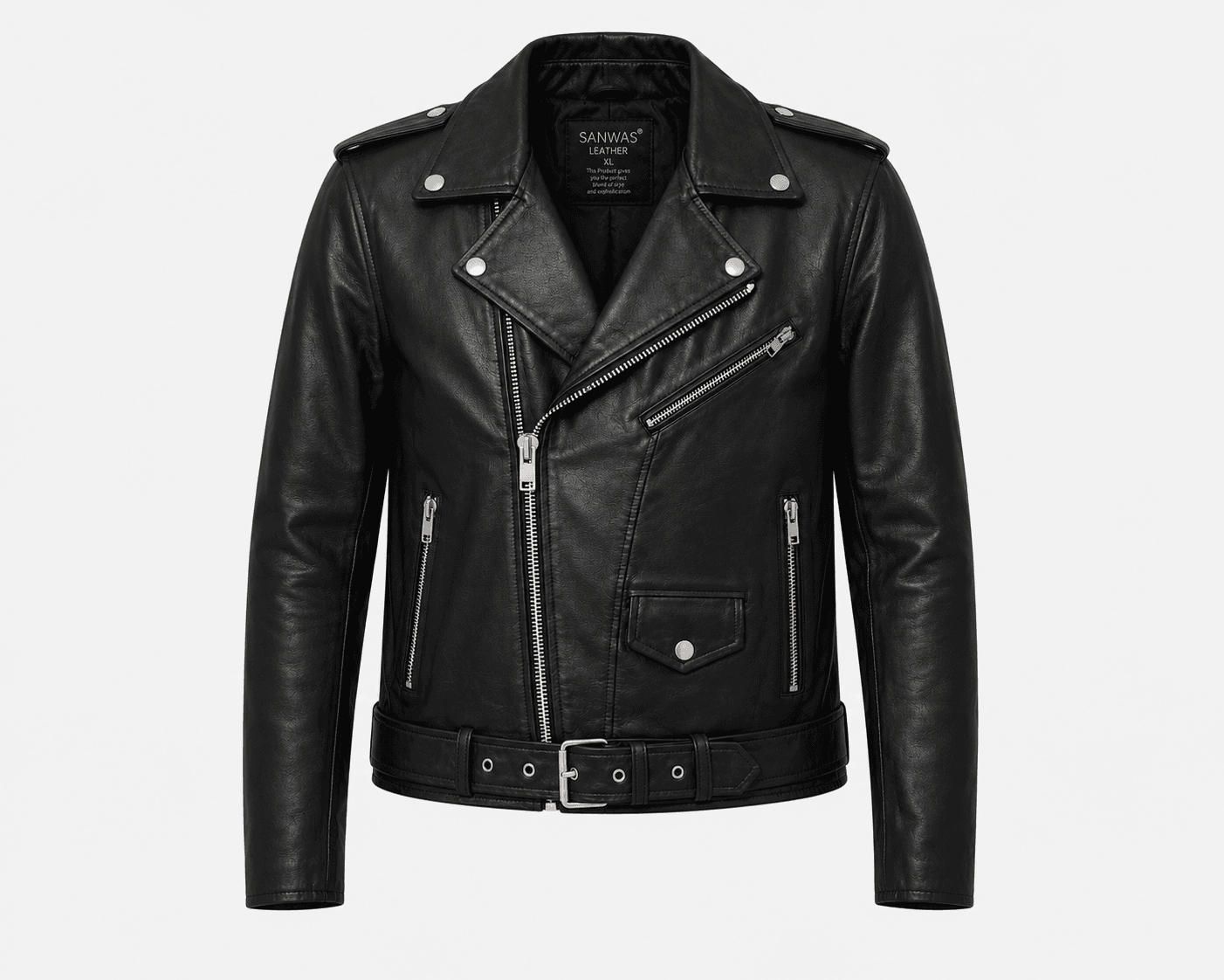 Motor Bike Lamb Leather Jacket
