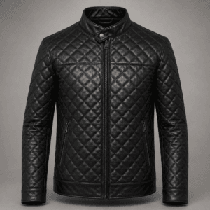 Quilted Lamb Leather Jacket